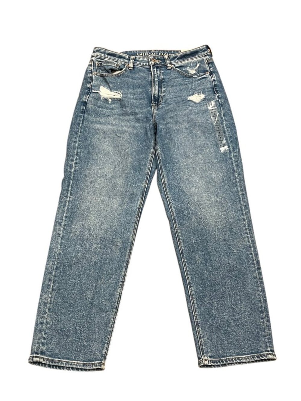 American Eagle Mom Straight Leg Jeans, NWT, 8